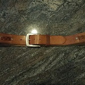 Mens Leather Belt 38